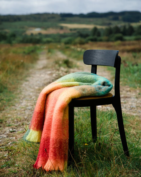 MOHAIR BLANKET - MULTICOLOUR