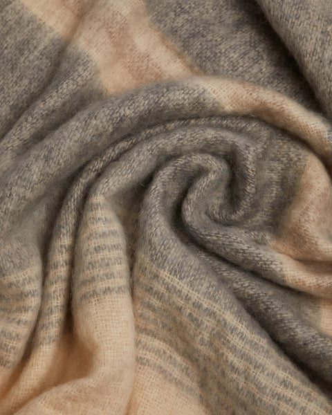 MOHAIR BLANKET - CLASSIC CHECK