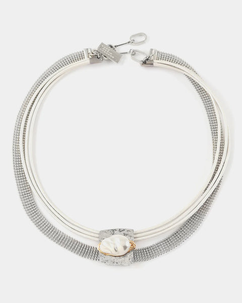RASBOR TWO TONE NECKLACE