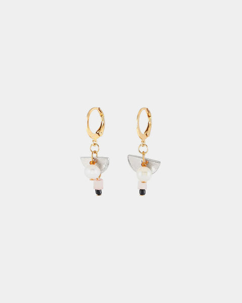 FIVREL TWO TONE EARRINGS