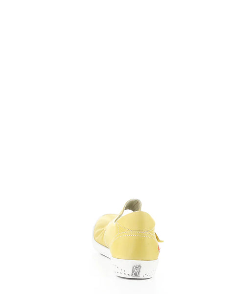 YELLOW WASHED LEATHER SHOE