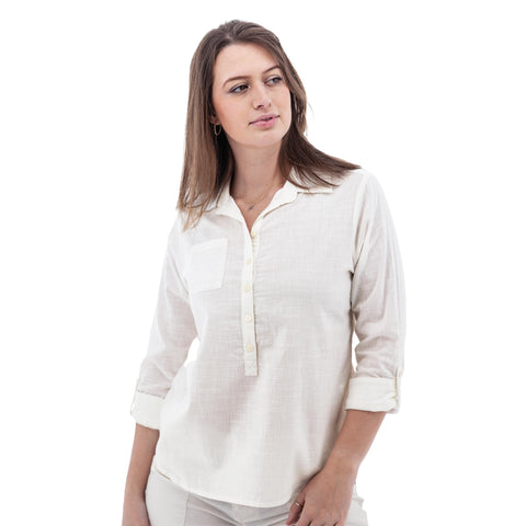 DEVONNE ORGANIC COTTON BLOUSE