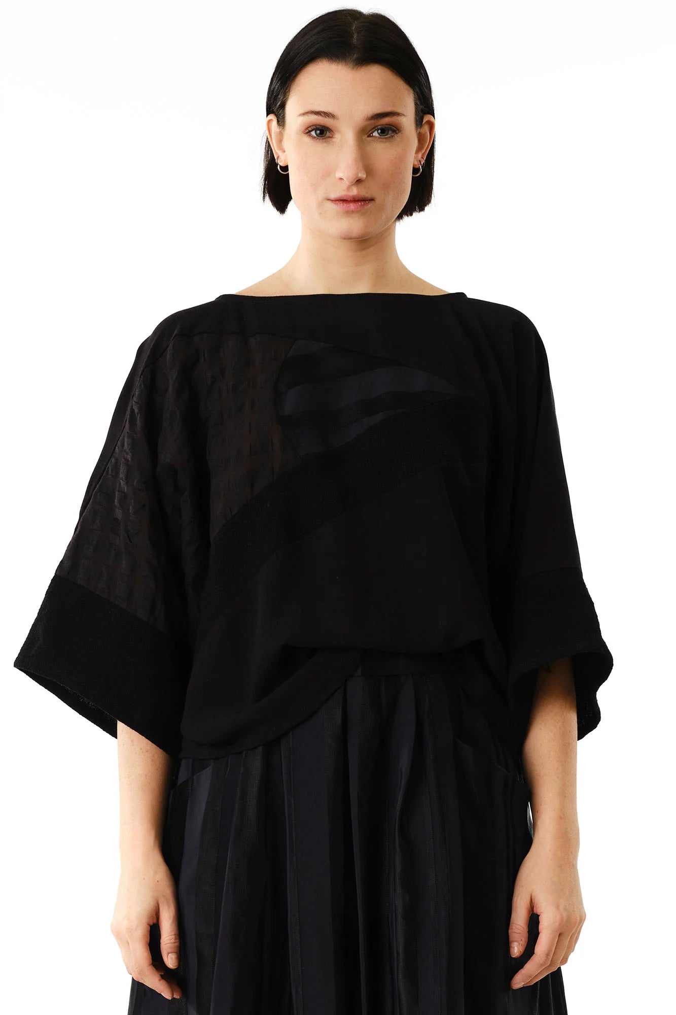 HOLDA TOP - BLACK-LAST ONE, size S/M