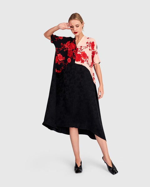 AFTER DARK DRESS - PEONY