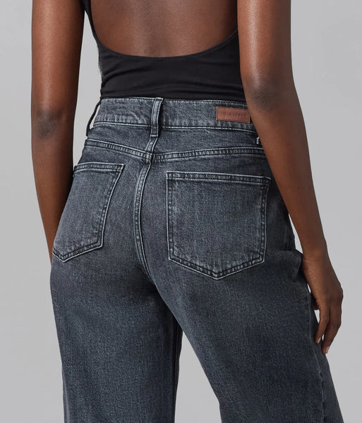 COLETTE WIDE LEG JEANS - GRIT GREY