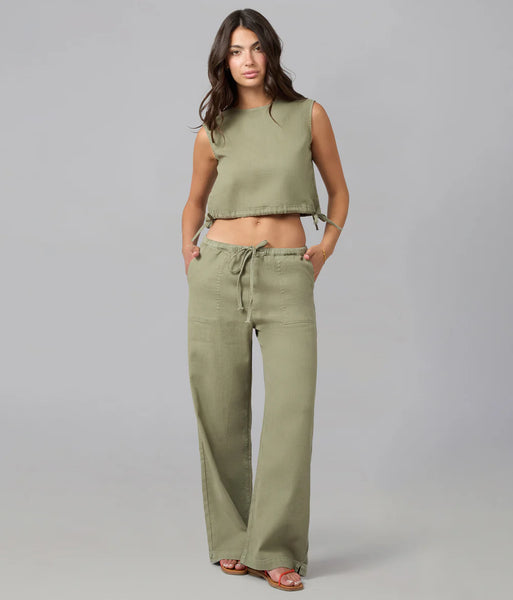 LIEL COTTON TWILL TOP