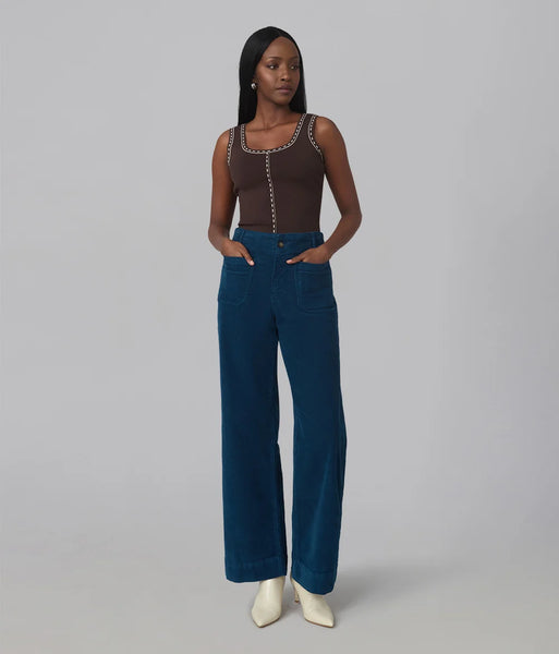 COLETTE JEANS - TEAL CORDUROY