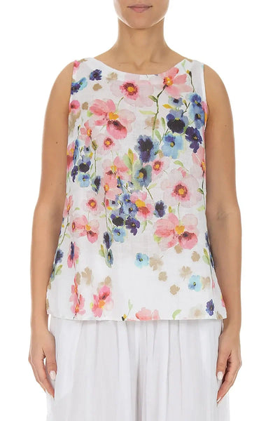 PRIMROSE LINEN TOP