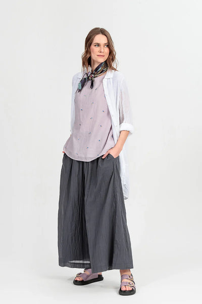 LONG LINEN DRESS SHIRT - ONE LEFT in size S!