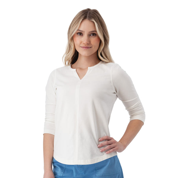 JUNI ORGANIC COTTON TEE - WHITE