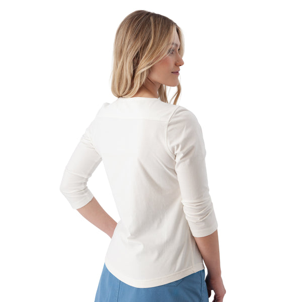 JUNI ORGANIC COTTON TEE - WHITE