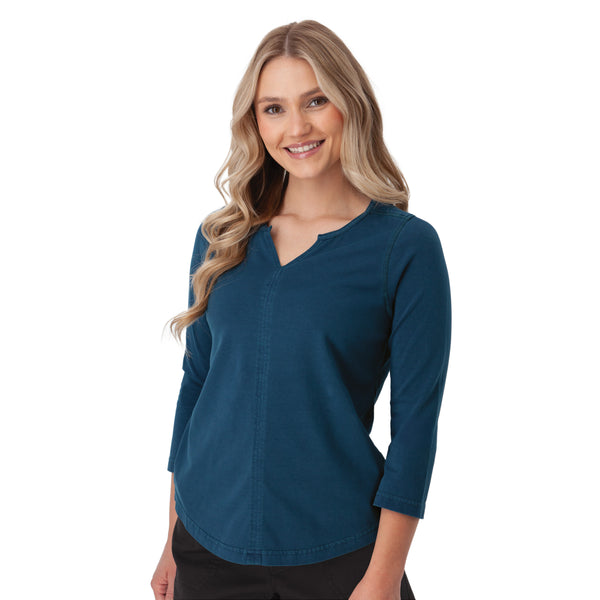 JUNI ORGANIC COTTON TEE - NAVY