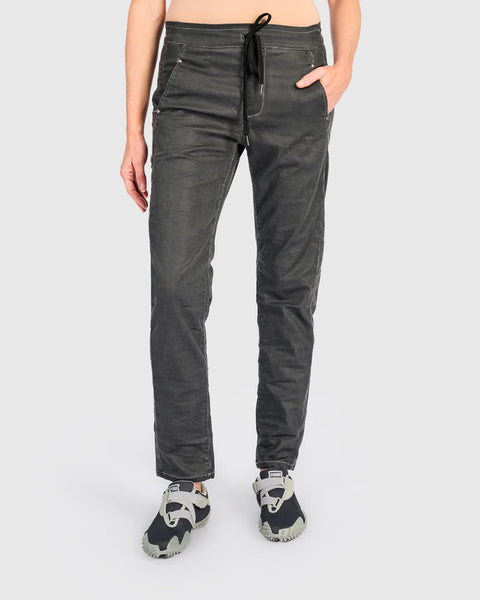 ICONIC STRETCH JEANS - CARBON PINSTRIPE