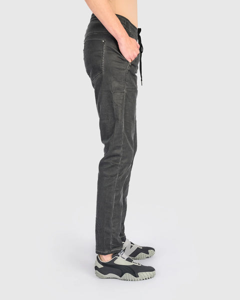 ICONIC STRETCH JEANS - CARBON PINSTRIPE