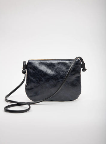 VENISE MINIMALIST LEATHER BAG - NAVY