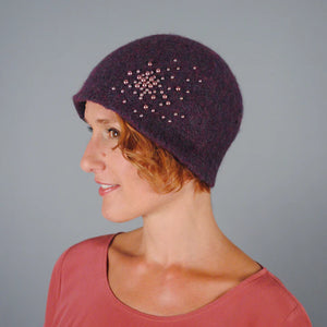 PERAL HAT - HEATHERED PURPLE