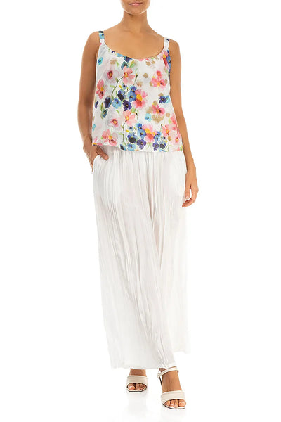 PRIMEROSE SILK COTTON CAMISOLE TOP