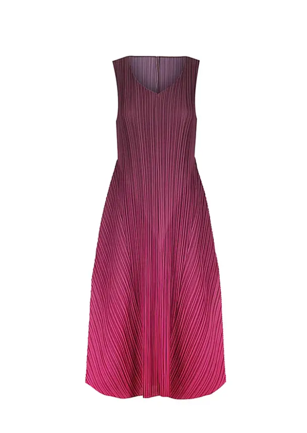 ESTRELLA DRESS - MULBERRY OMBRE