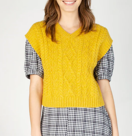 SWEETPEA VEST - SUNFLOWER