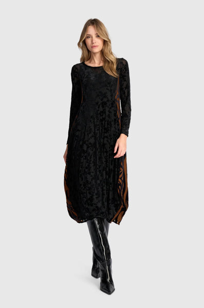 NOCTURNE VELVET DRESS