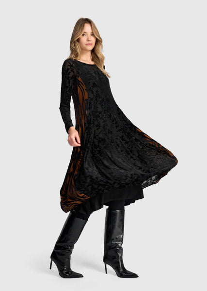 NOCTURNE VELVET DRESS