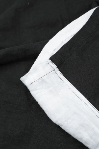TWO TONE LINEN PANTS
