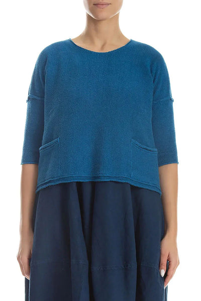 LINEN KNIT SUMMER SWEATER