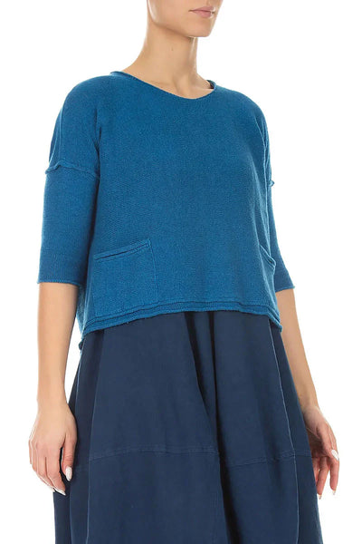 LINEN KNIT SUMMER SWEATER