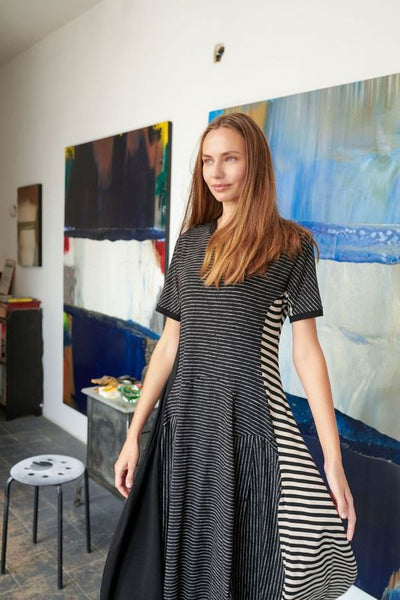 URBAN COTTON JERSEY DRESS-LAST ONE, size L