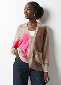 CASCADE ZIP CARDI