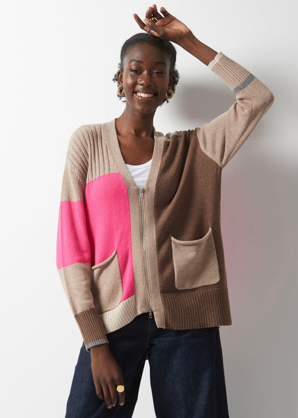 CASCADE ZIP CARDI