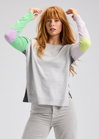 ELBOW PATCH SWEATER