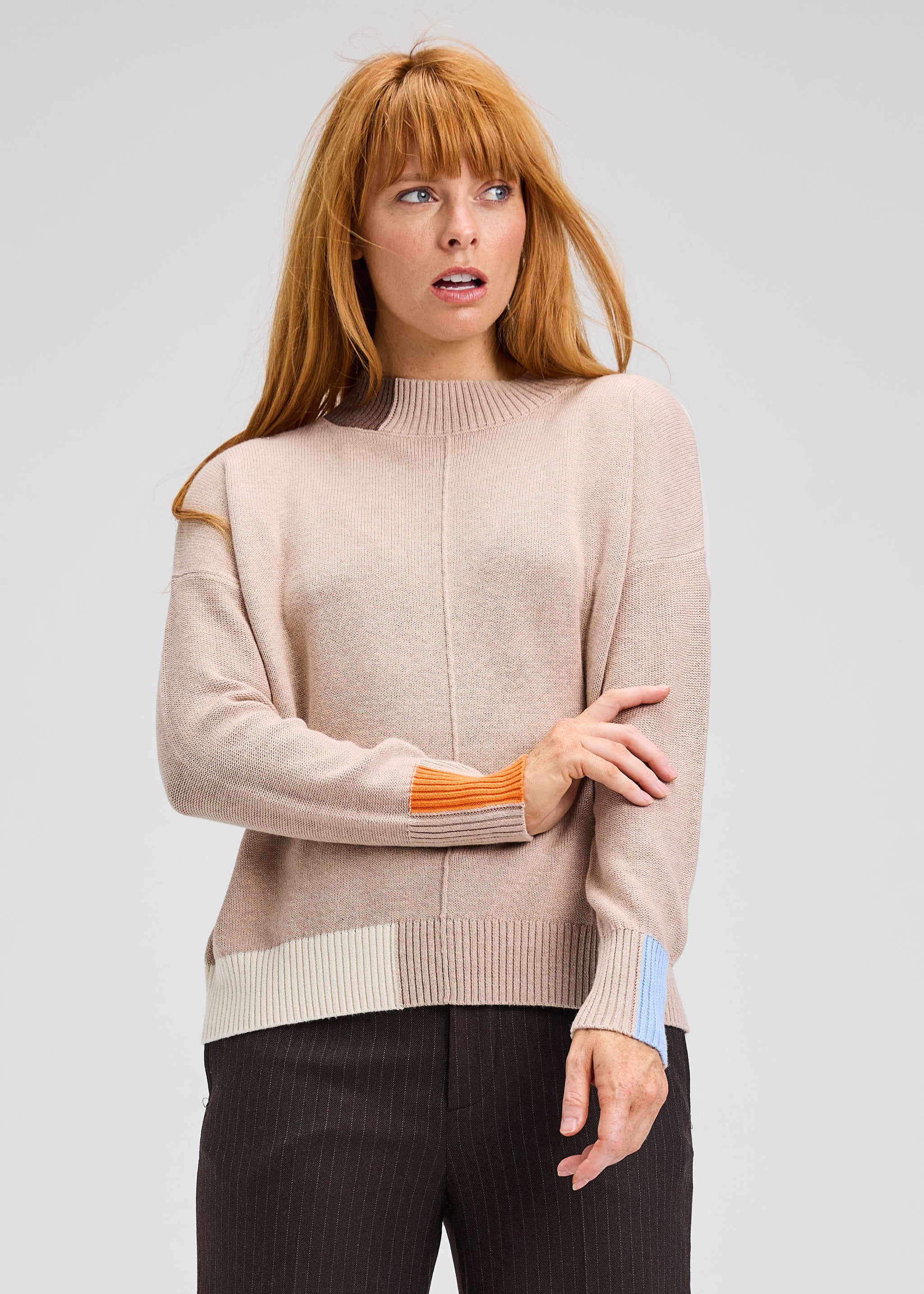 STUDIOUS / 3layered jersey top ベージュ 3 Layered Jersey Top(FREE OFF WHITE): STUDIOUS: WOMENS