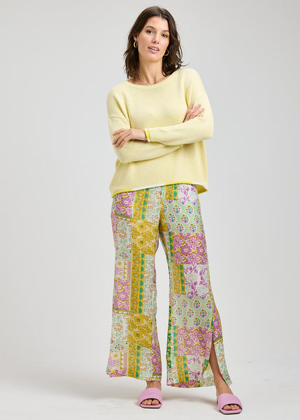 BUTTOM DETAIL COTTON SWEATER