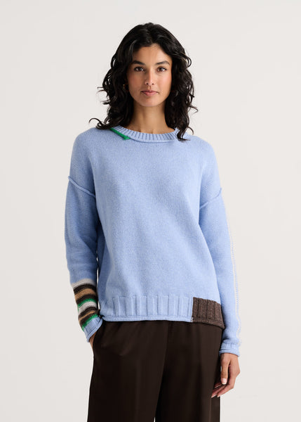 STYLED EDGES CREW SWEATER - XS and M left!
