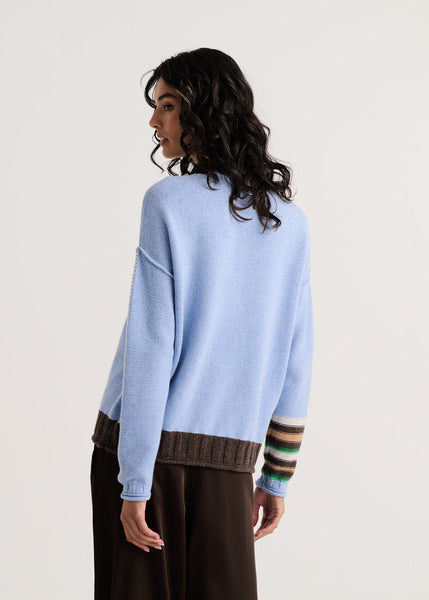 STYLED EDGES CREW SWEATER - XS and M left!