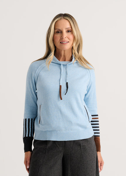 DRAWCORD SWEATER - ONE LEFT in size L!