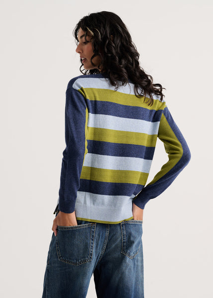 COLOUR THEORY V NECK SWEATER