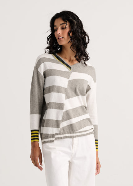 FUN STRIPE SWEATER - ONLY M and L left!