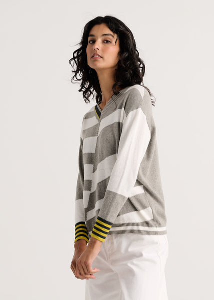 FUN STRIPE SWEATER - ONLY M and L left!