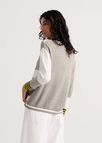 FUN STRIPE SWEATER - ONLY M and L left!