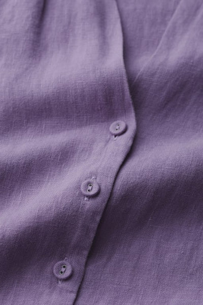 DRIFTWOOD LINEN DRESS - LAVENDER