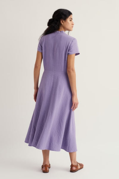 DRIFTWOOD LINEN DRESS - LAVENDER