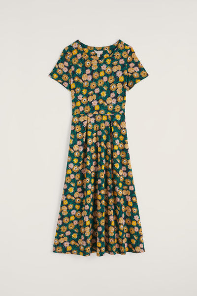 VERONICA ORGANIC COTTON DRESS - MARIGOLD MEADOW