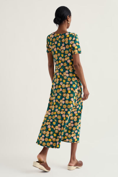 VERONICA ORGANIC COTTON DRESS - MARIGOLD MEADOW