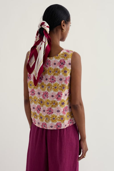 LINEN TOP - ASTERS