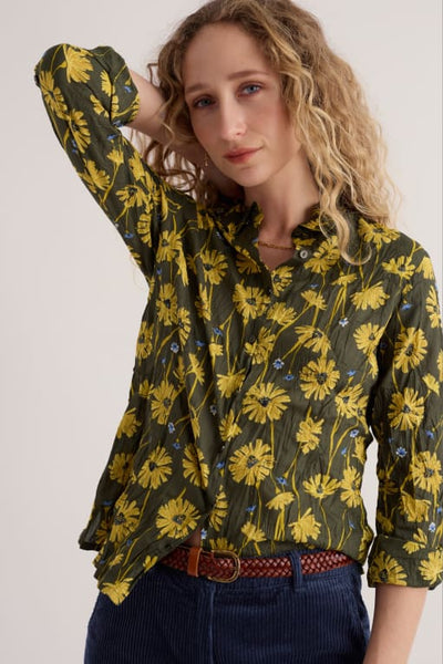 LARISSA SHIRT - GOLDEN DAISIES