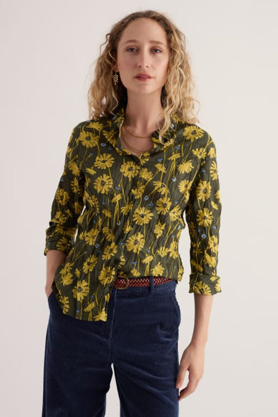 LARISSA SHIRT - GOLDEN DAISIES