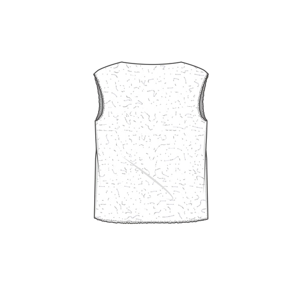 MERINO BUBBLE WOOL TOP 2501 - BLUE MIST