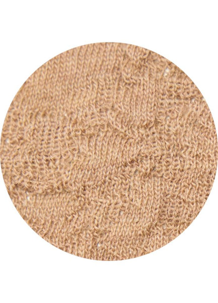MERINO WOOL BUBBLE SCARF 1503 - CAMEL MELANGE